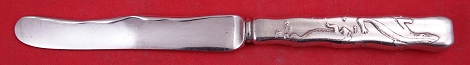 Dessert Knife HH  AS  w/ lizards  7 1/4